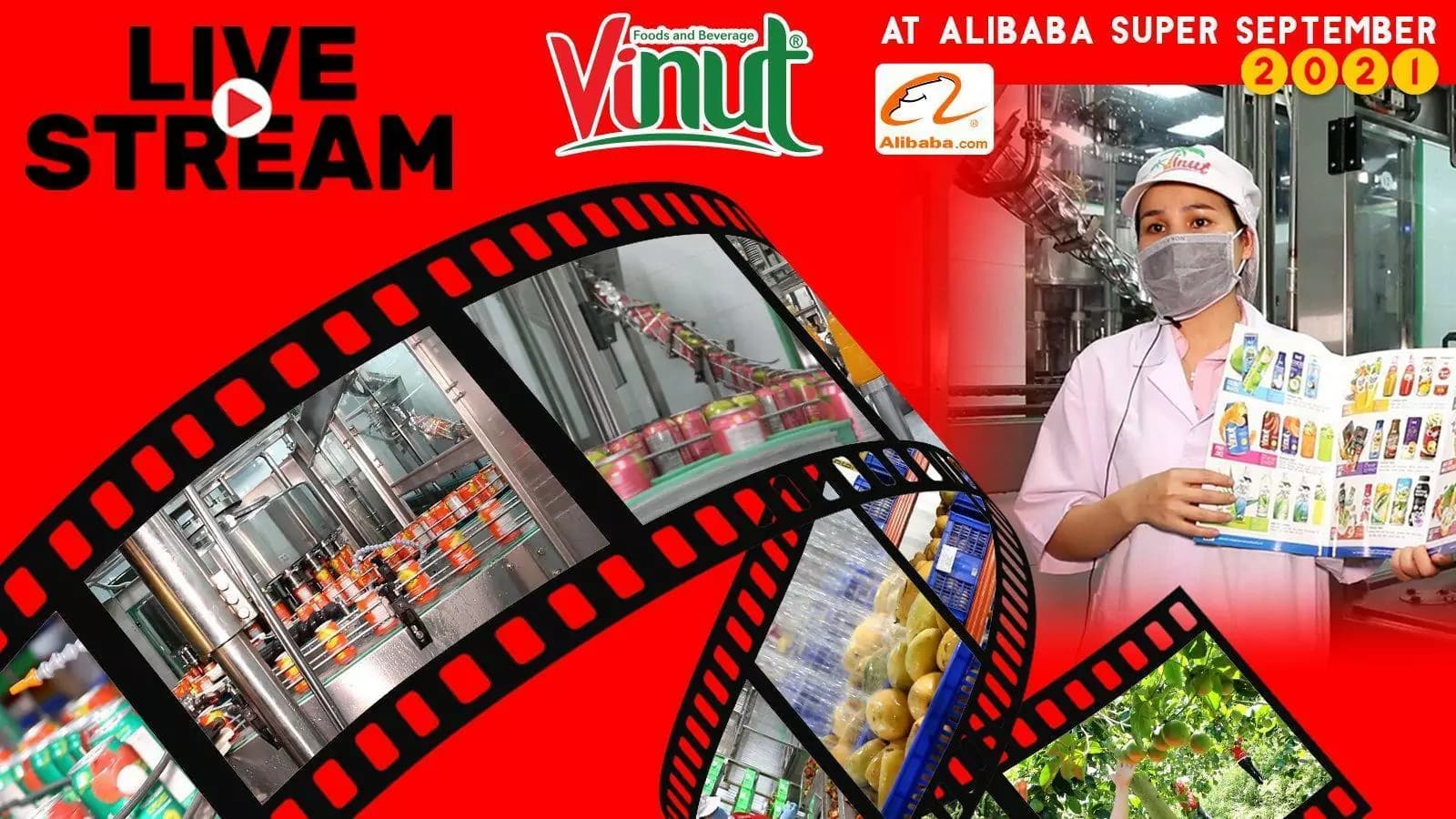 Alibaba Livestream Super Sep 2021: The Leading Beverage Manufacturer and Supply