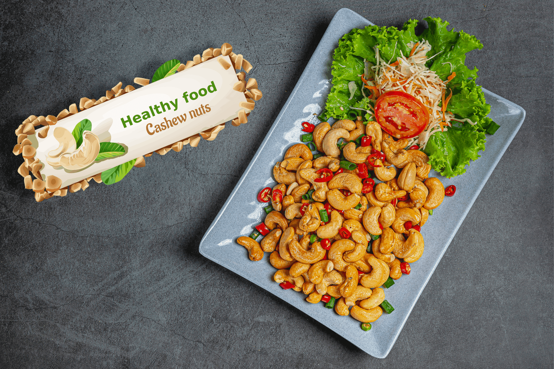 Cashews' nutritions and benefits