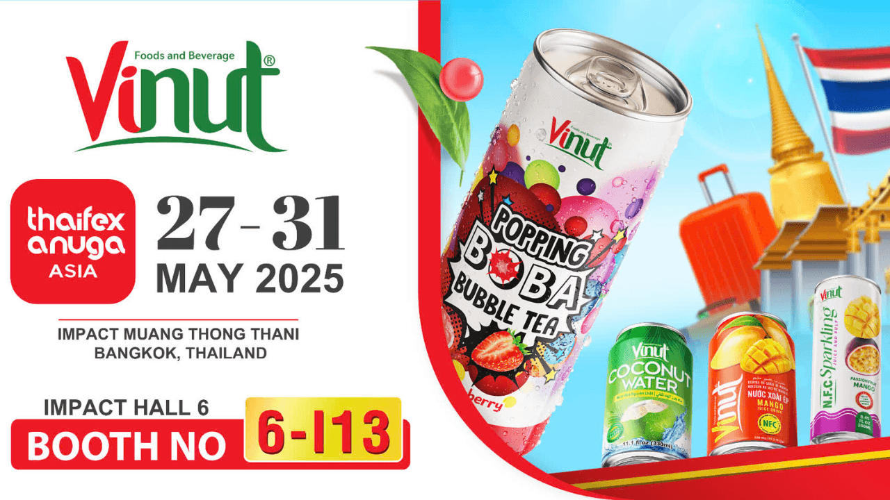 VINUT & VINUT TRUST and Nam Viet Group to Showcase at THAIFEX – ANUGA ASIA 2025