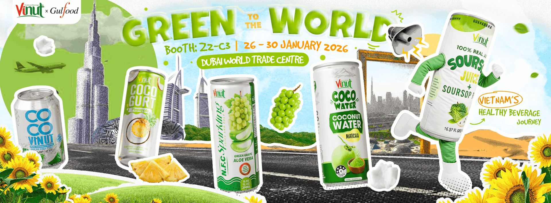 Green to the World: How Vinut Is Bringing Vietnam’s Sustainable Beverage Vision to Gulfood 2026