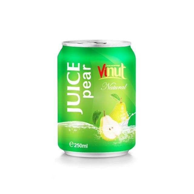 VINUT Juice pear Natural, Slim Can, 250ml