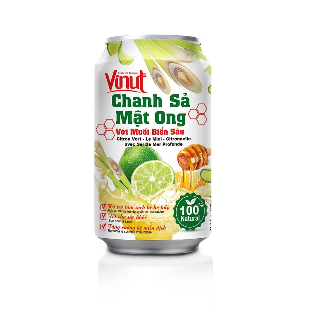 VINUT Lime-Honey Lemongrass with Deep Seasalt, 100% Natural, Slim Can view 2