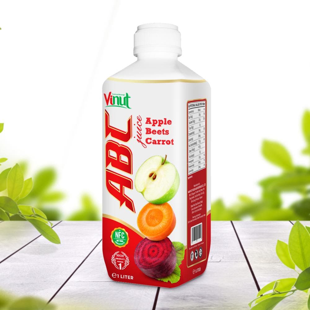 VINUT ABC Juice + Apple + Beetroot + Carrot, Not from concentrate, NFC, PET Bottle, 500 ml view 3