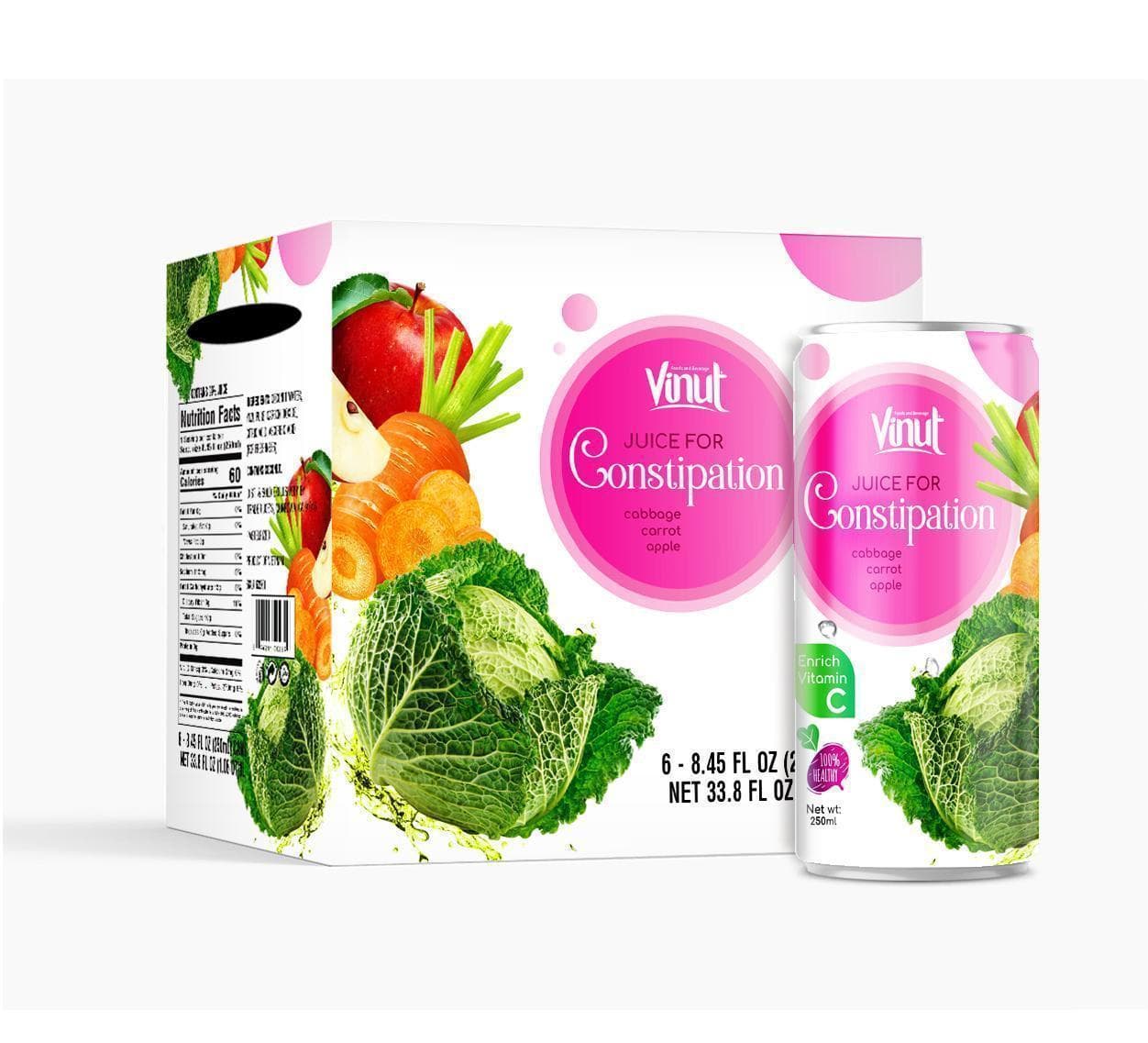 250ml VINUT Vegetable Juice for Constipation view 2