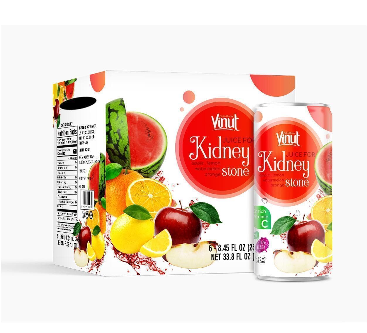 250ml VINUT Vegetable Juice for Kidney Stone view 2