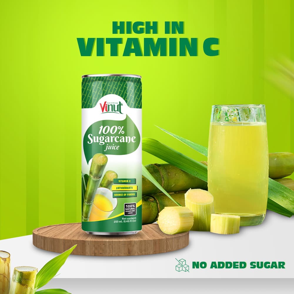 VINUT 250ml 100% Natural Sugarcane Juice (Rich in Vitamin C, Antioxidants, and Fiber) view 4