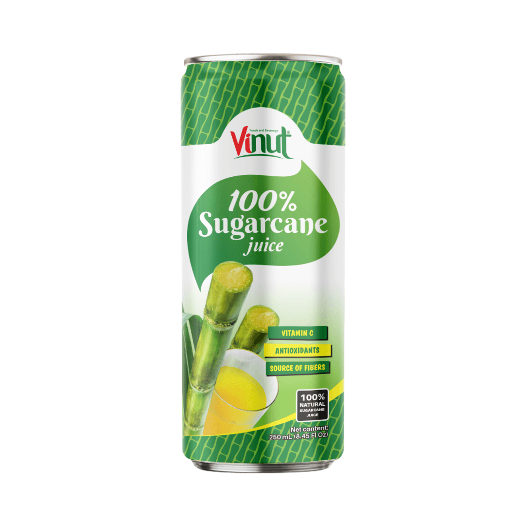 VINUT 250ml 100% Natural Sugarcane Juice (Rich in Vitamin C, Antioxidants, and Fiber)