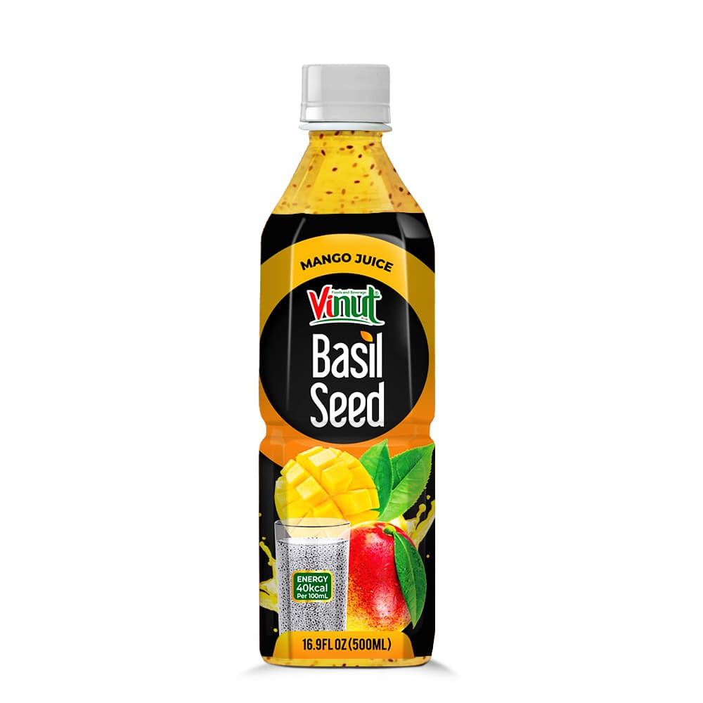 500ml Basil Seed Drink with Mango Juice