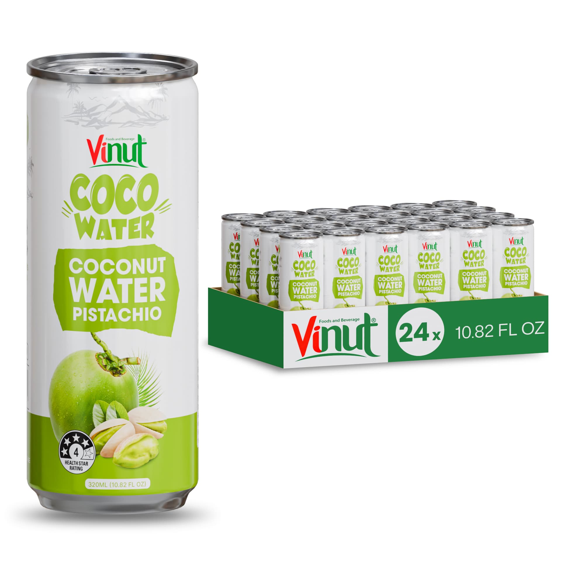 10.8 fl oz Vinut Coco Water Pistachio view 2