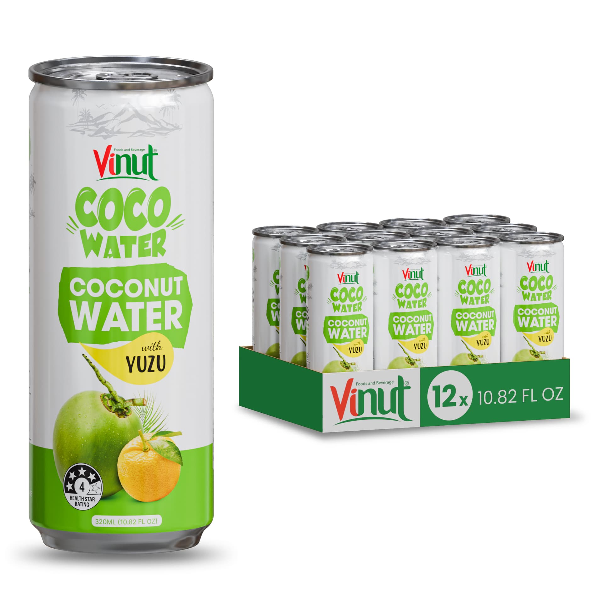 10.82 fl oz Vinut Coco Water with Yuzu view 3