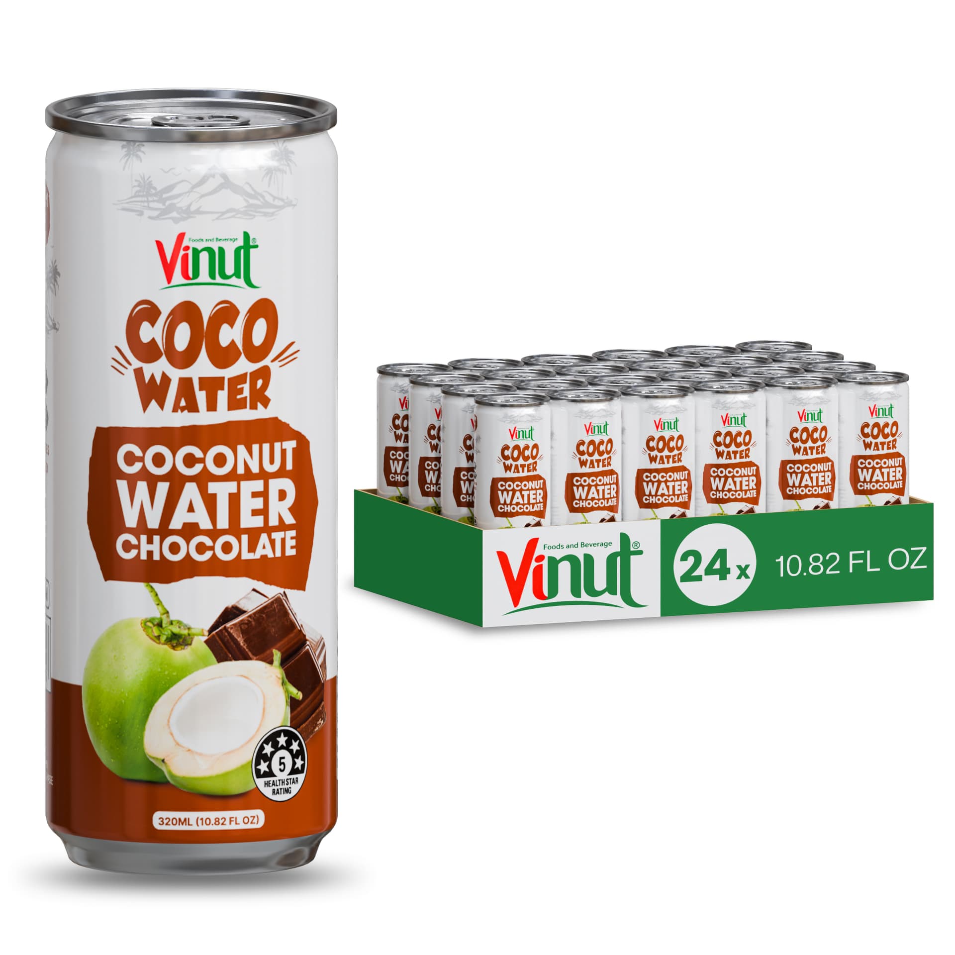10.8 fl oz Vinut Coco Water Chocolate view 4