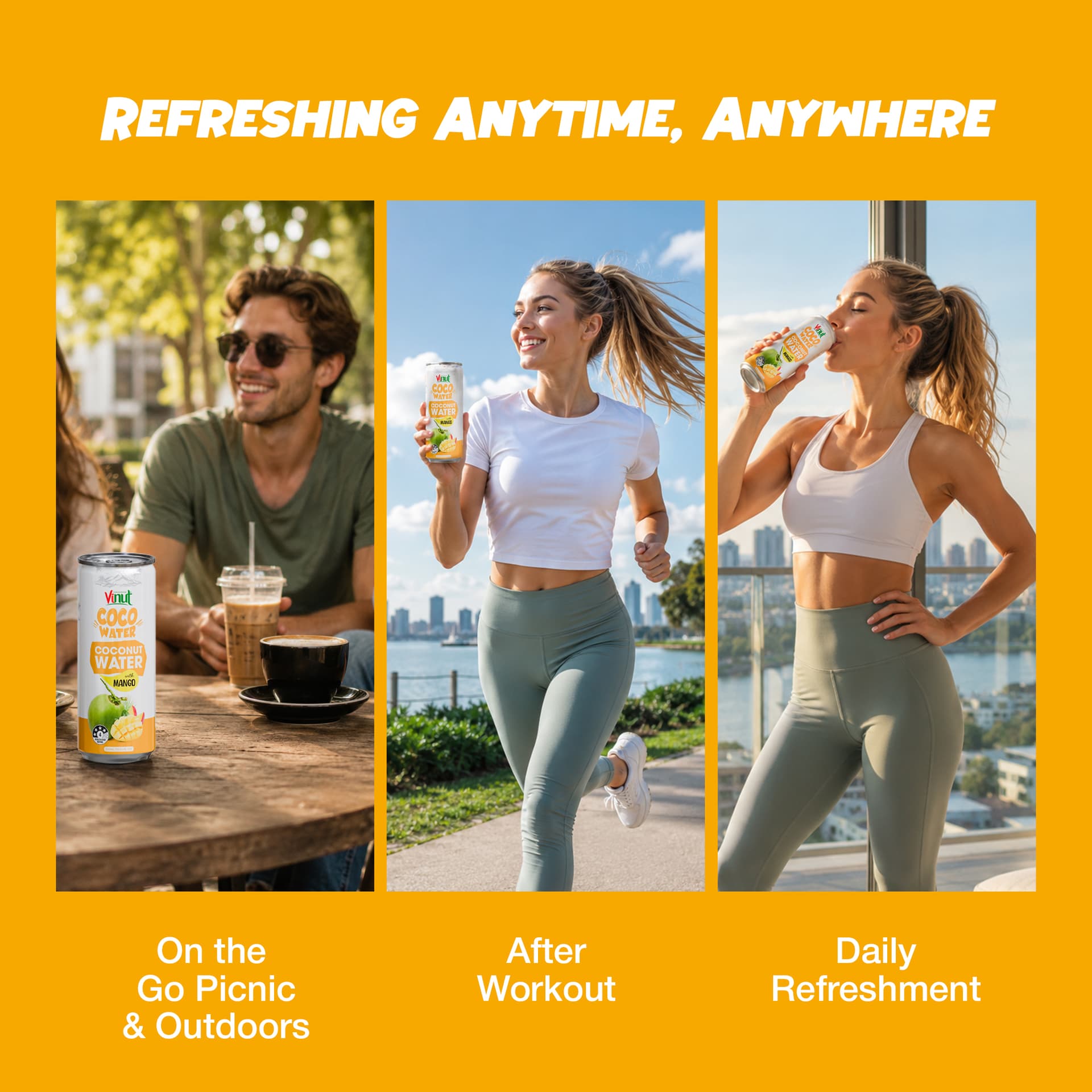 10.82 fl oz Vinut Coco Water with Mango I Pack of 24 view 4