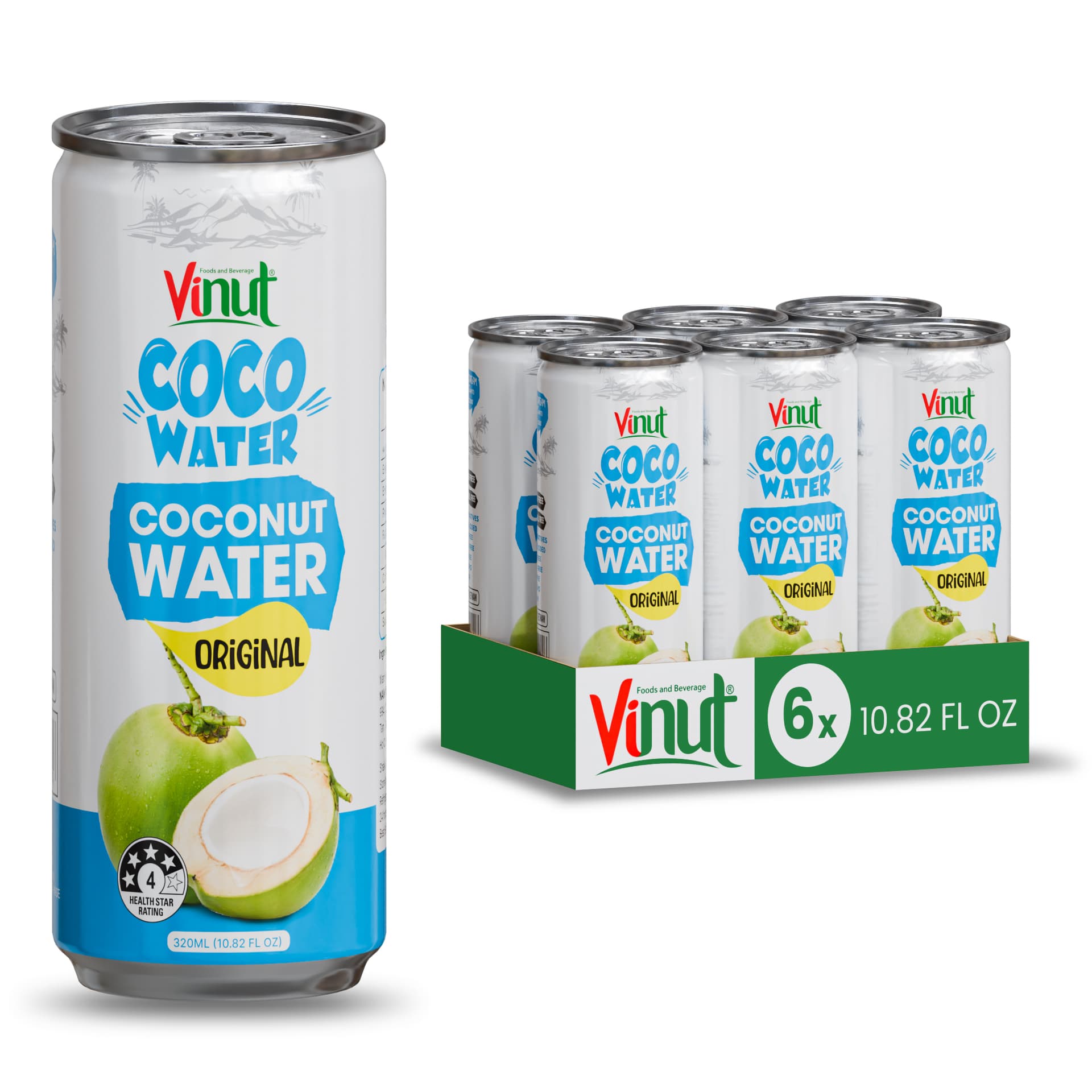 10.82 fl oz Vinut Original Coco Water view 2