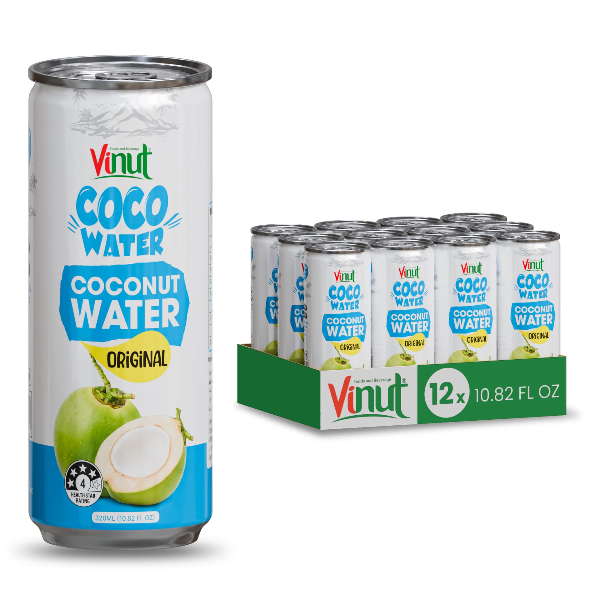 10.82 fl oz Vinut Original Coco Water view 3