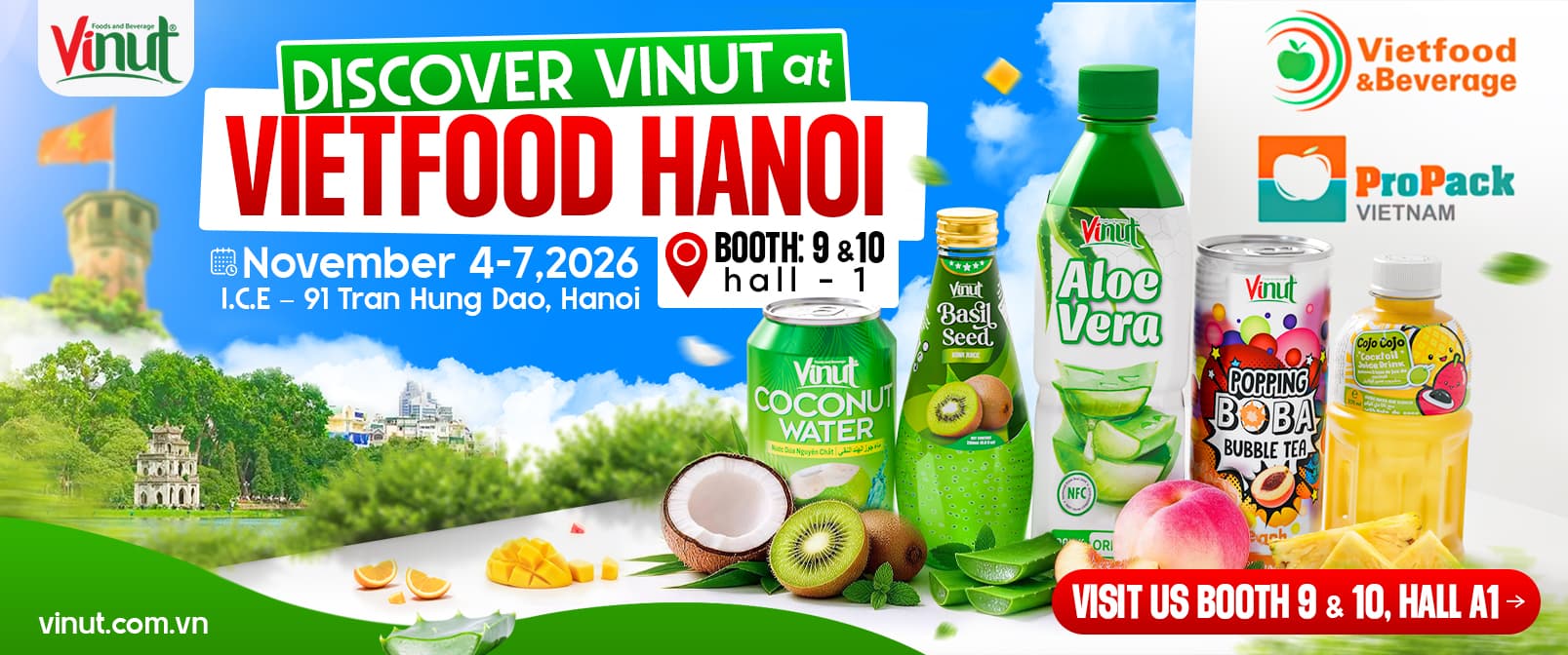VIETFOOD & BEVERAGE - PROPACK HANOI 2026 event visual
