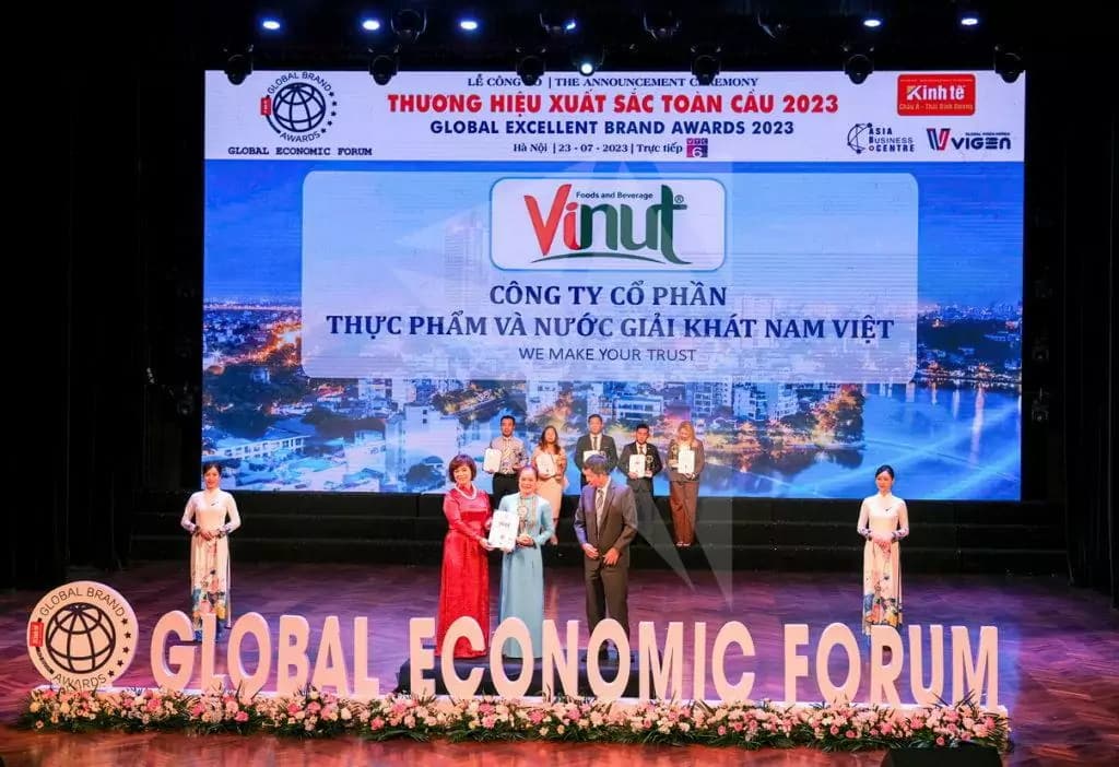 Vinut Shines at the Global Excellent Brand Awards 2023