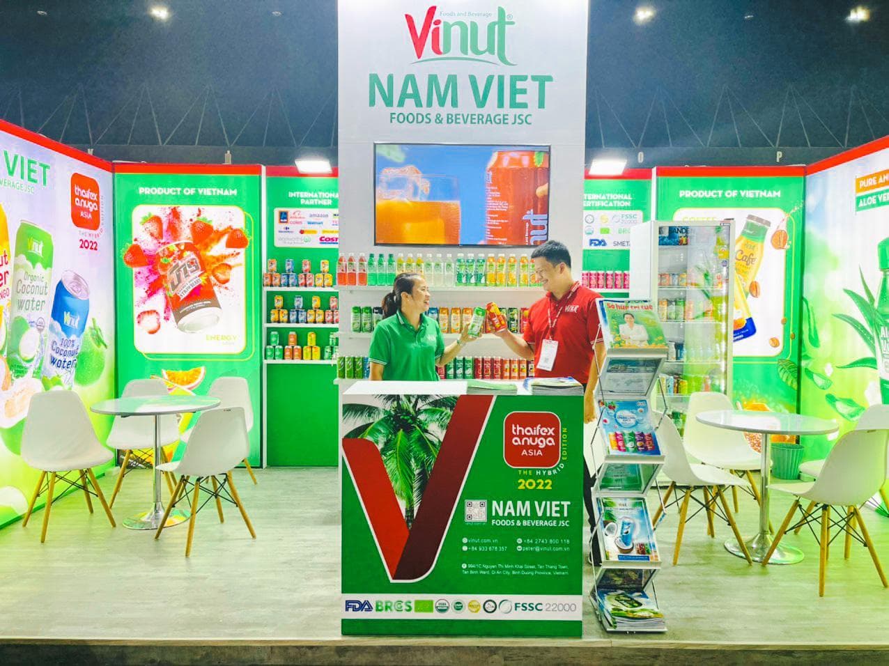 Day 1 THAIFEX – Anuga Asia 2022 Nam Viet Food & Beverage was present at THAIFEX – Anuga Asia 2022 Bangkok | Stand Number DD34 – Hall 2