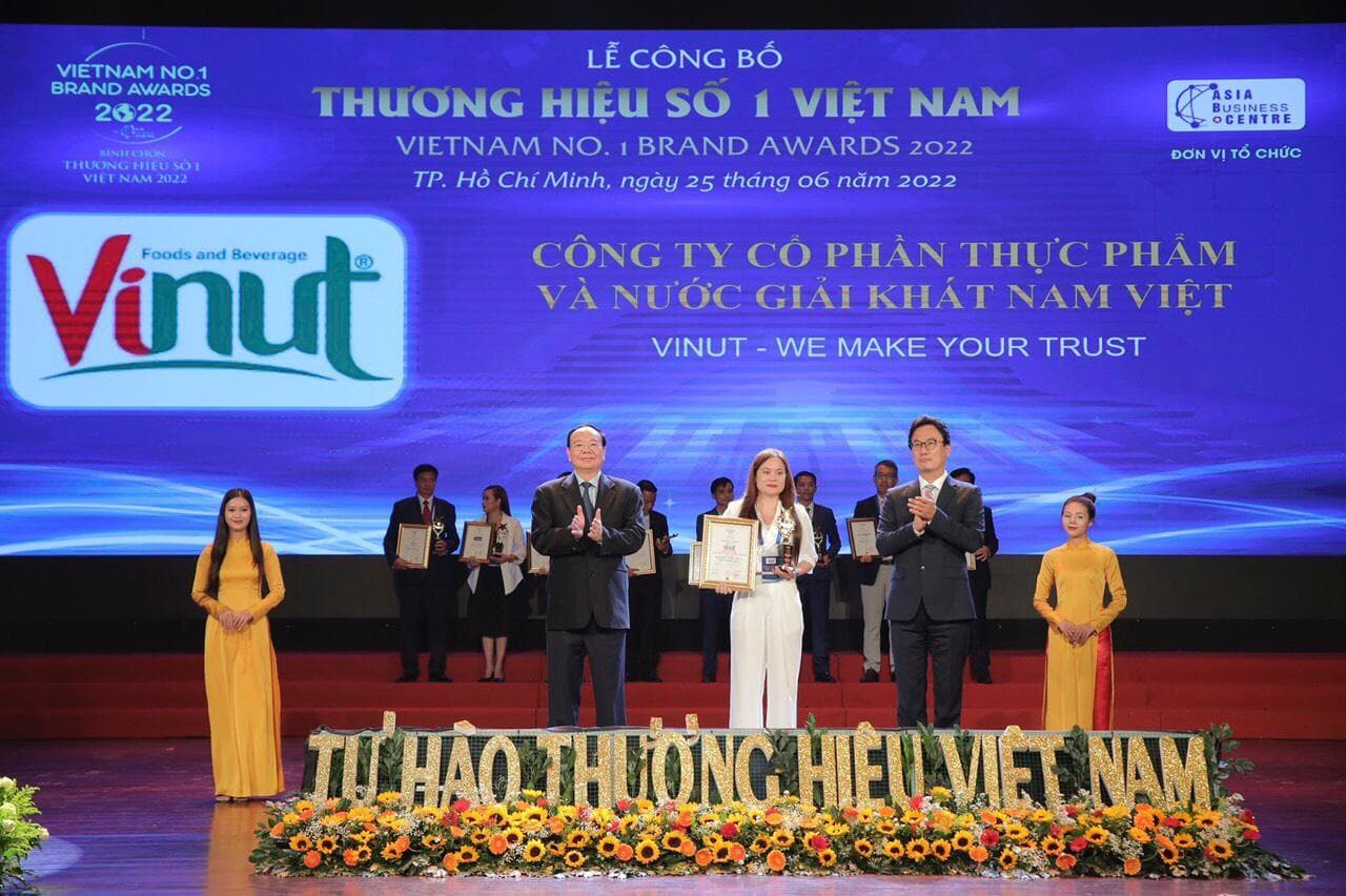 NAM VIET FOODS AND BEVERAGE JSC – VIETNAM NO.1 BRAND AWARDS 2022