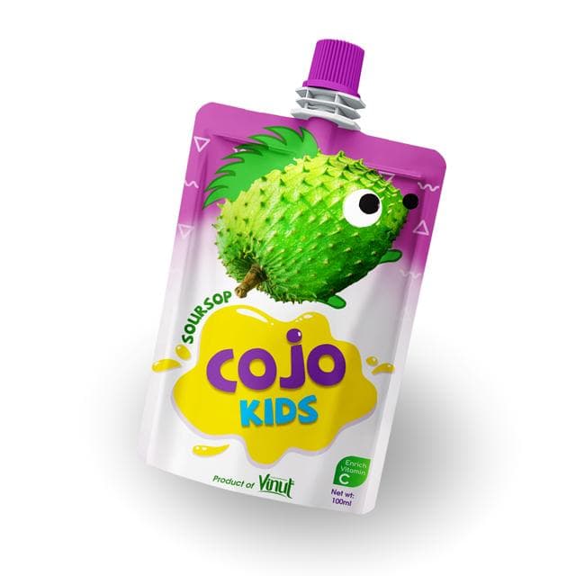 100ml VINUT Cojo Kids Pouches Soursop Juice Drink