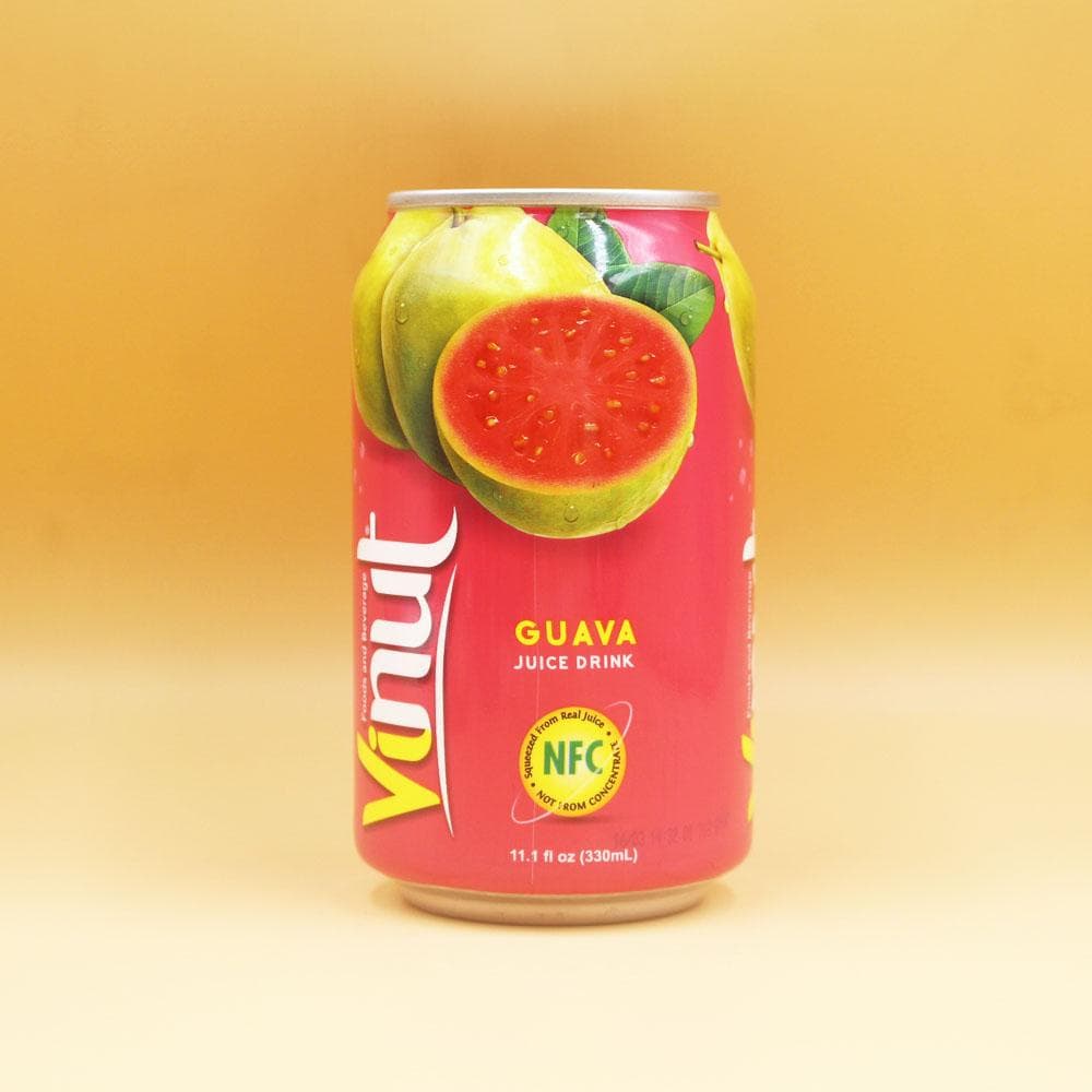 VINUT Guava Juice Drink, NFC Squeezed From Real Juice Not From Concentrate, Can, 11.1 fl oz (330 mL)
