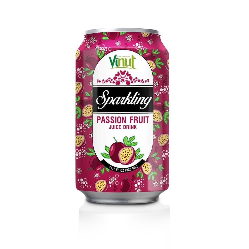 11.1 fl oz VINUT Passion Fruit Juice Sparkling water drink