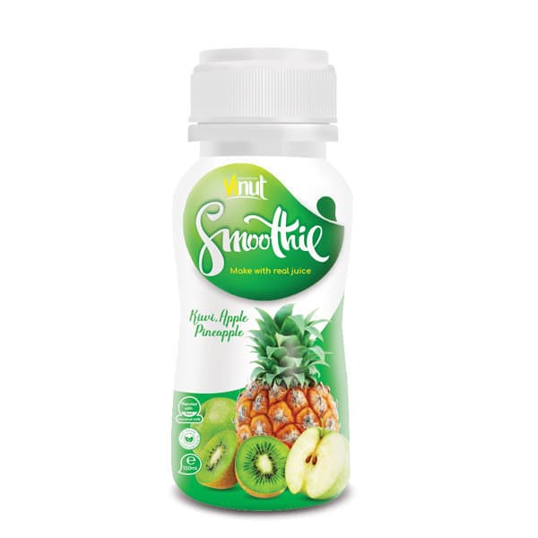 VINUT Smoothie, Kiwi Apple Pineapple, Make With Real Juice, PET Bottle, (150 mL)