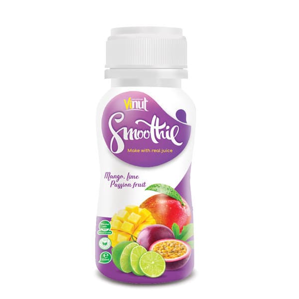 VINUT Smoothie, Mango Lime Passion Fruit, Make With Real Juice, PET Bottle, (150 mL)