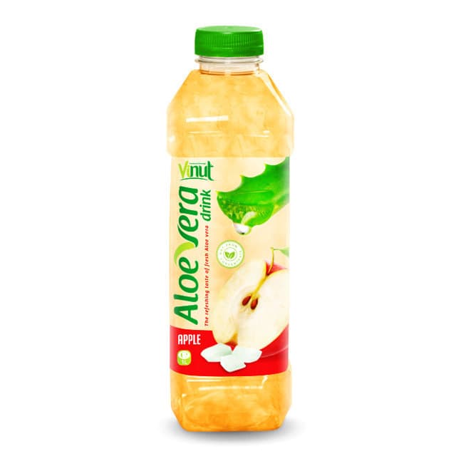 1L VINUT Premium Aloe Vera Drink with Apple juice (Pack Of 12) view 1