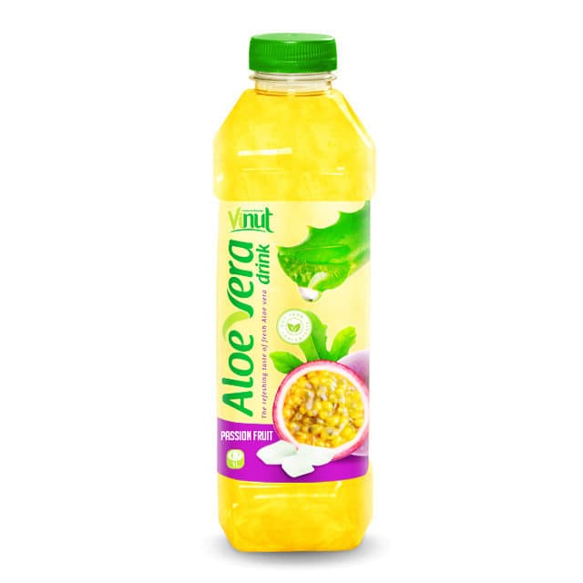 1L VINUT Premium Aloe Vera Drink with Passion Fruit juice (Pack Of 12) view 1