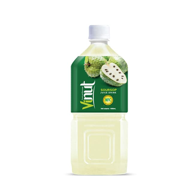 VINUT Soursop Juice Drink, NFC, PET Bottle, (1000 mL)