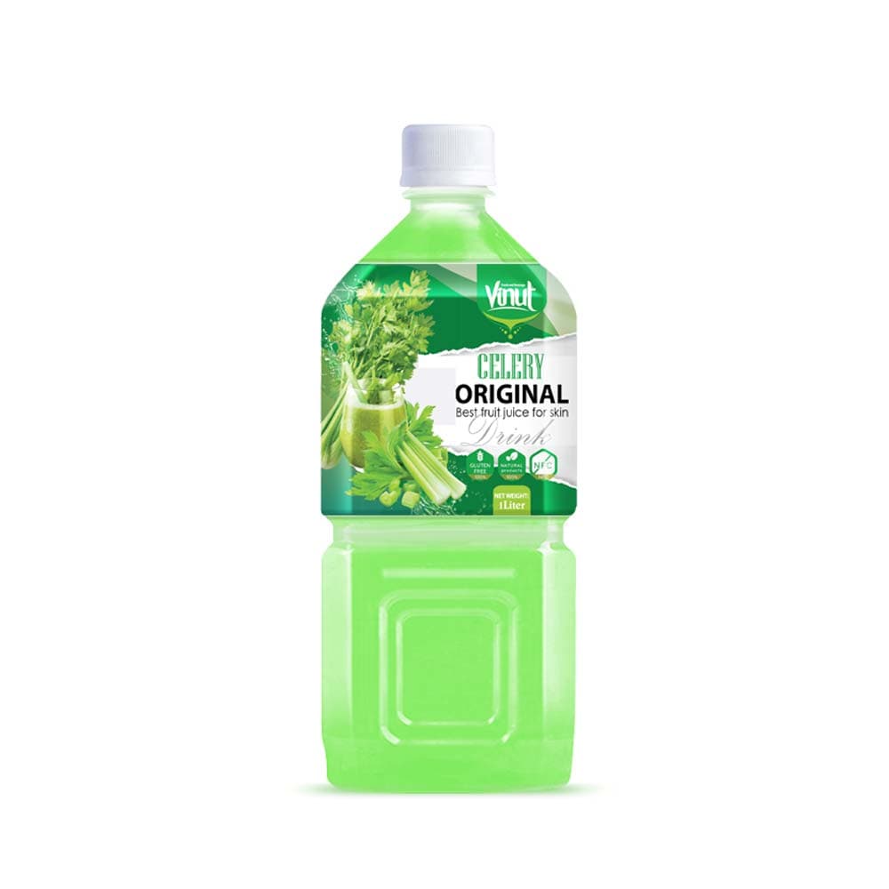 VINUT Celery Drink, Original, Best Fruit Juice For Skin, Vitamin K, C, B6, PET Bottle, (1 Liter)