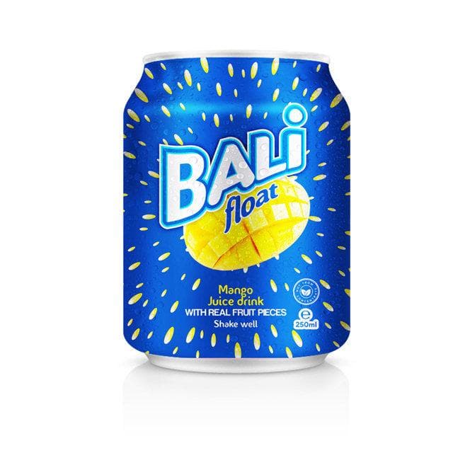 VINUT Mango Juice Drink, Bali Float, With Real Fruit Pieces, Shake Well, Short Can, (250 mL) view 1