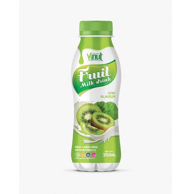 VINUT Fruit Milk Drink, Kiwi Flavour, Milk Juice Drink With Nutrients, PET Bottle, (350 mL) view 1