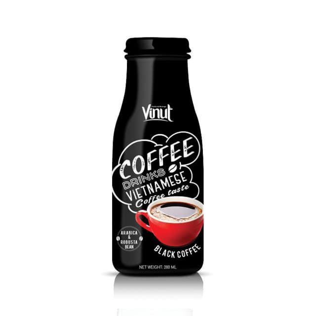 280ml VINUT Bottled Black Coffee drink