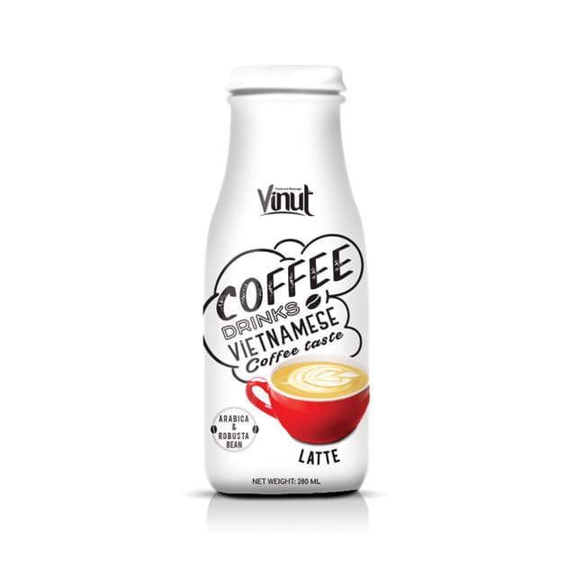280ml VINUT Bottle Latte coffee drink