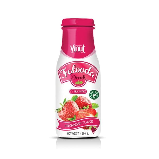 280ml VINUT Premium Strawberry Falooda milk Drink