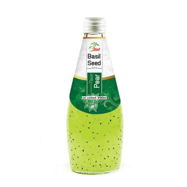 290ml VINUT Basil seed drink with Pear flavor