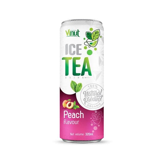 320ml VINUT Canned Original taste Green iced tea Peach