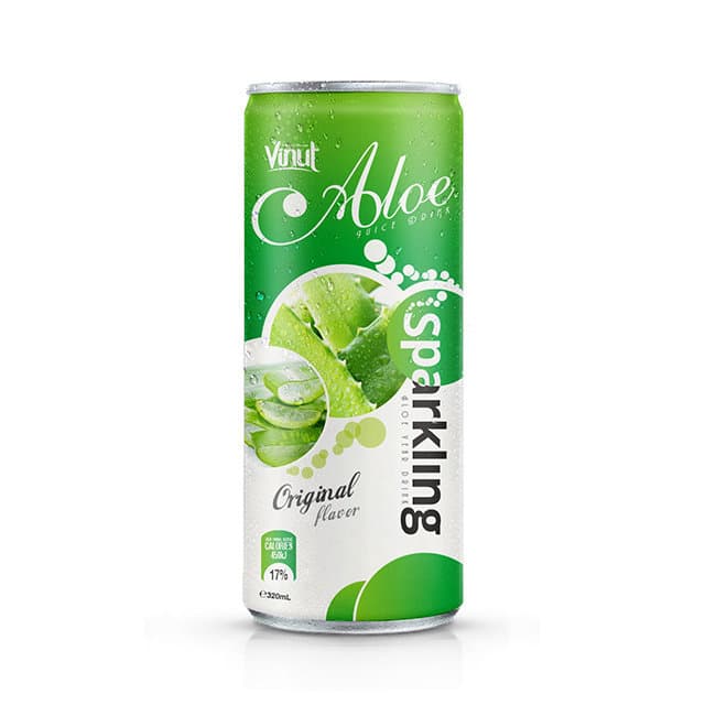 320ml VINUT Original Sparkling Aloe vera drink (Pack Of 24)