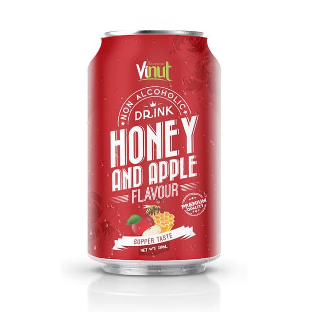330ml VINUT Honey and Apple Non-Alcoholic Beer Drink