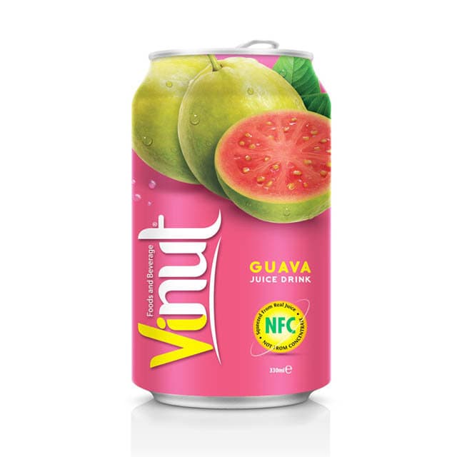 330ml VINUT Guava Juice Drink Can (Tinned)