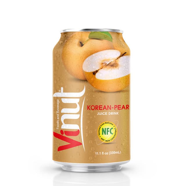 330ml VINUT Canned Korean-pear juice drink