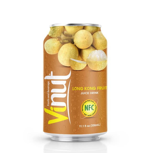 330ml VINUT Canned Long Kong Fruit juice drink