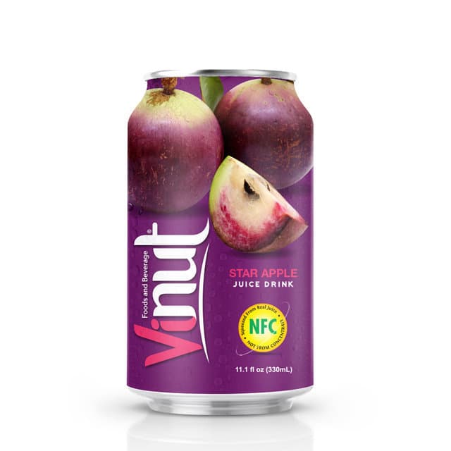 330ml VINUT Canned Star Apple juice drink