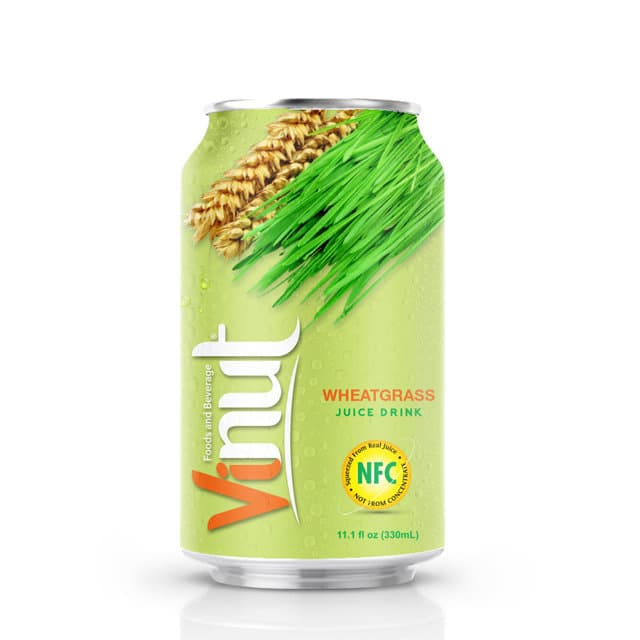 330ml VINUT Canned Wheatgrass juice drink