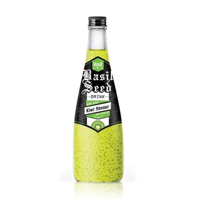 330ml VINUT Export Basil seed drink with Kiwi Flavor