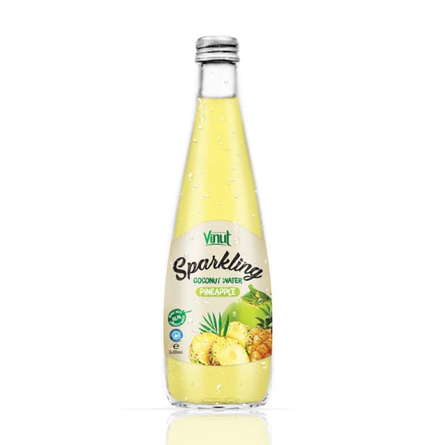 330ml VINUT Real Sparkling Coconut water with Pineapple juice