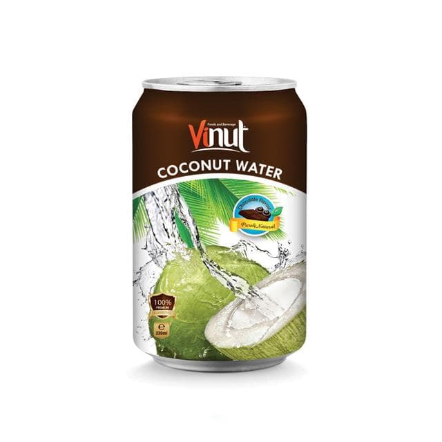 330ml VINUT Premium Canned Coconut water with Chocolate flavour