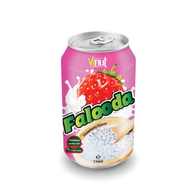 330ml VINUT Premium Strawberry Falooda milk drink