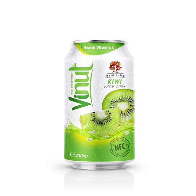330ml VINUT Real Kiwi Juice Drink (Pack of 24) view 1